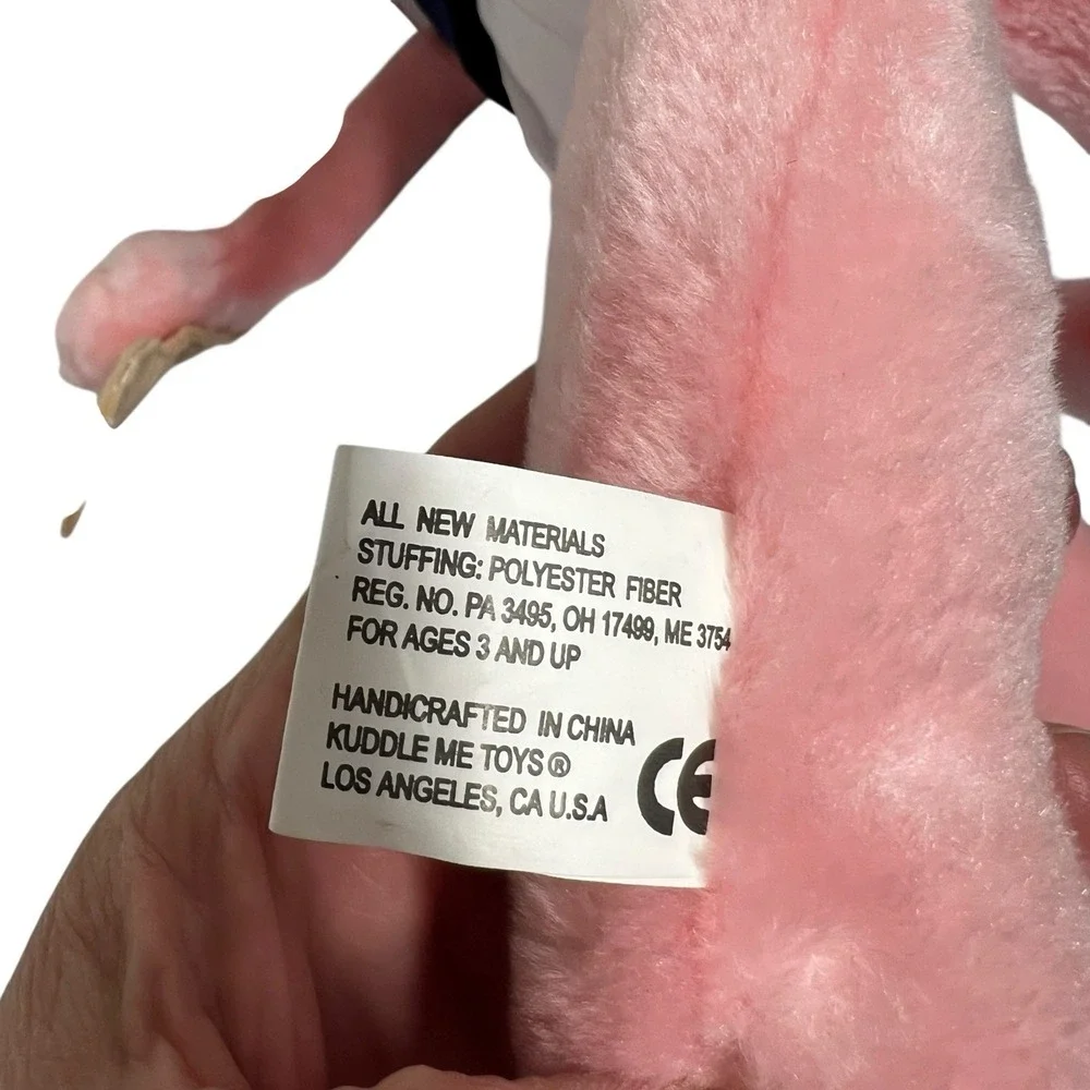 Vintage All Kelly - Pink Panther Plush Stuffed Animal 1999 - Tennis‎ Player